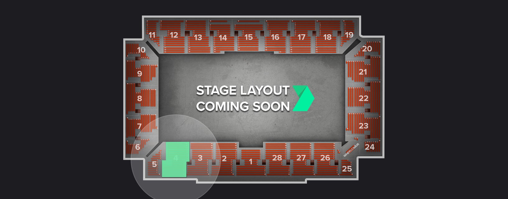 Seat view from Section