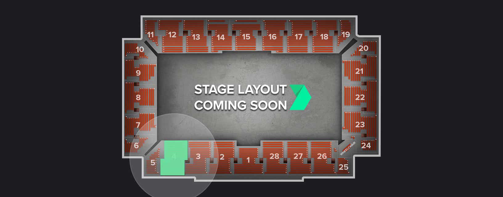 Seat view from Section