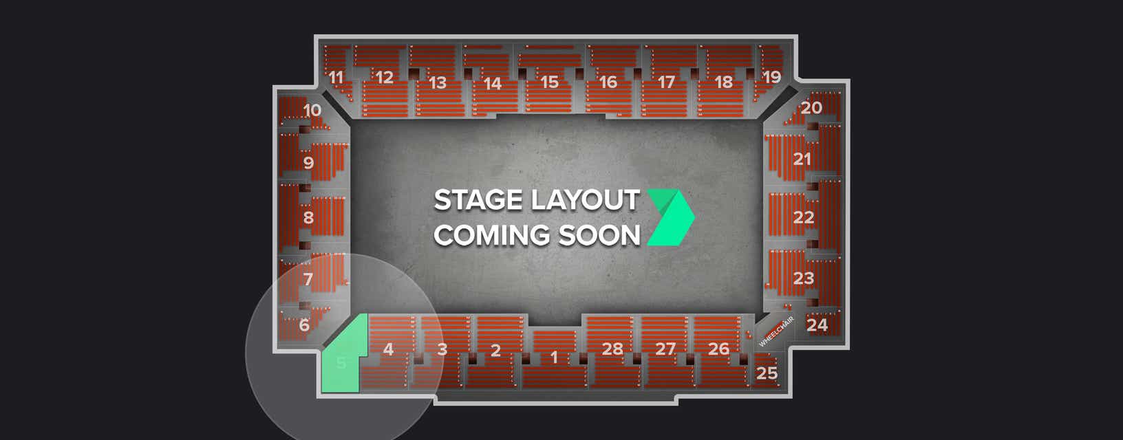 Seat view from Section