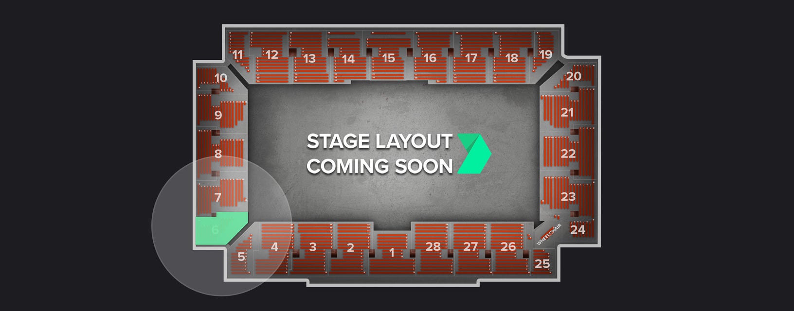 Seat view from Section