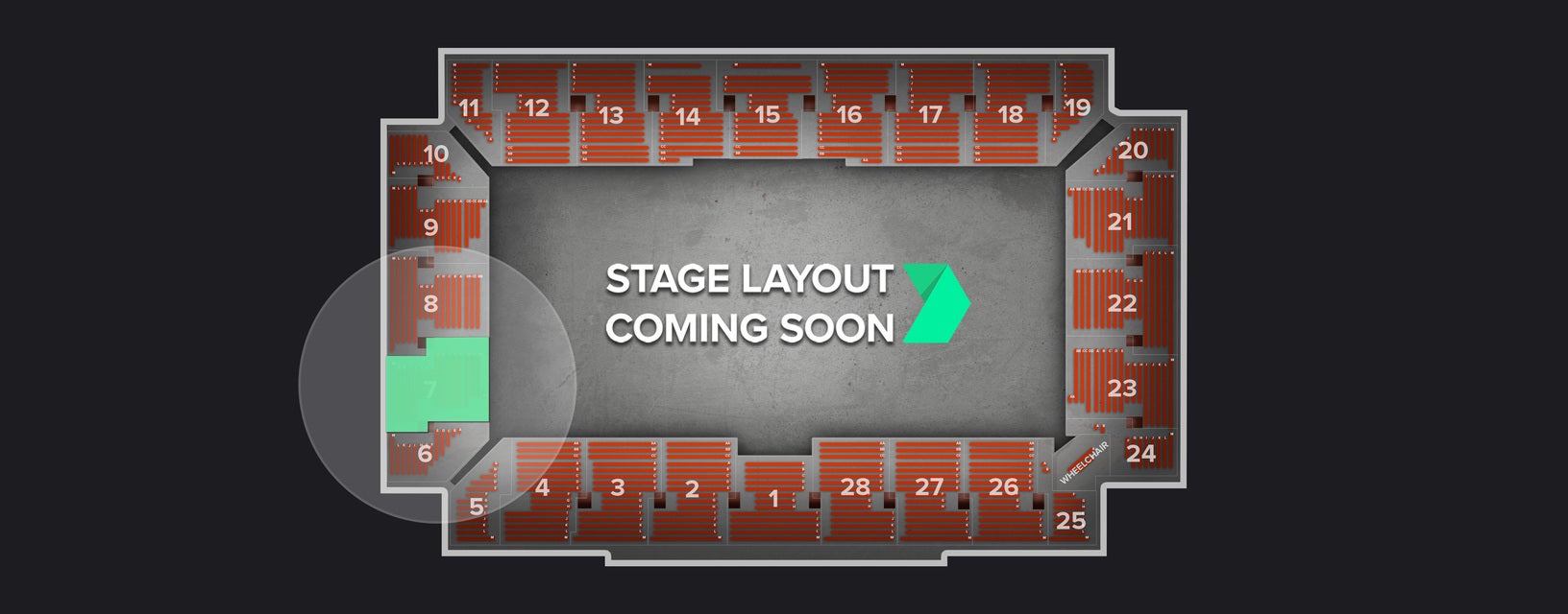 Seat view from Section