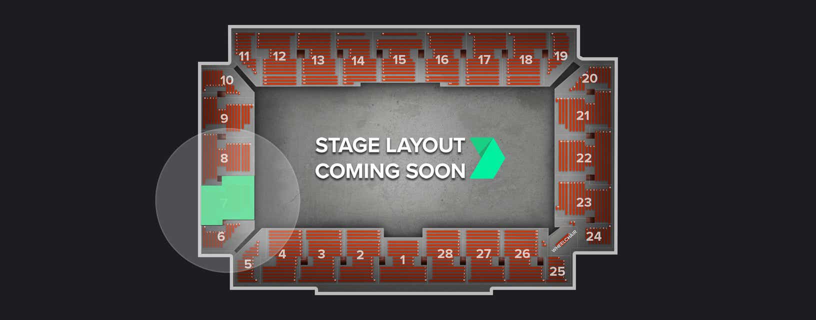 Seat view from Section