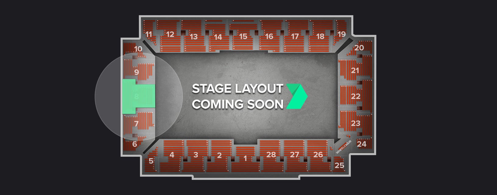 Seat view from Section