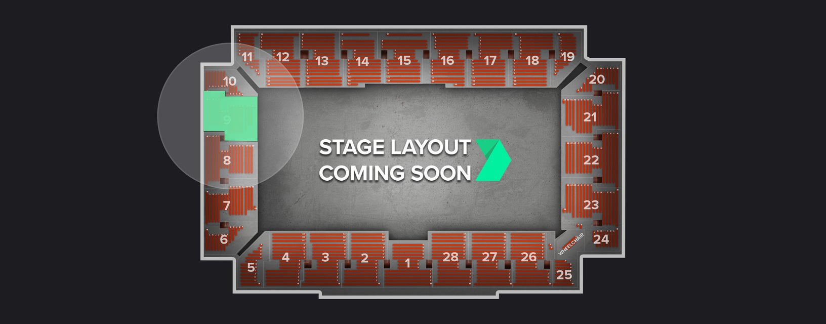 Seat view from Section