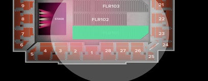 Seat view from Floor