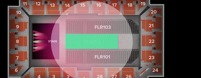Seat view from Floor