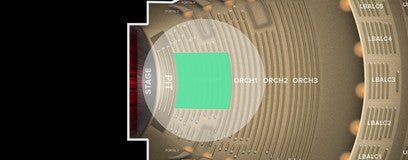 Seat view from Orchestra Center