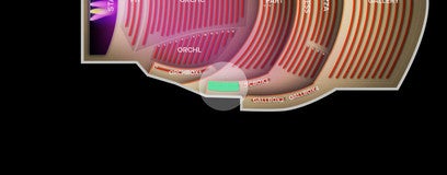 Seat view from Dress Circle Box