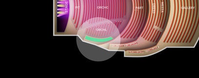 Seat view from Orchestra Box