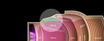 Seat view from Orchestra Box