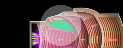 Seat view from Orchestra