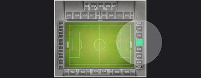 Seat view from Endline