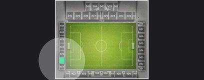 Seat view from Endline