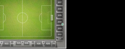 Seat view from Standing Room Only