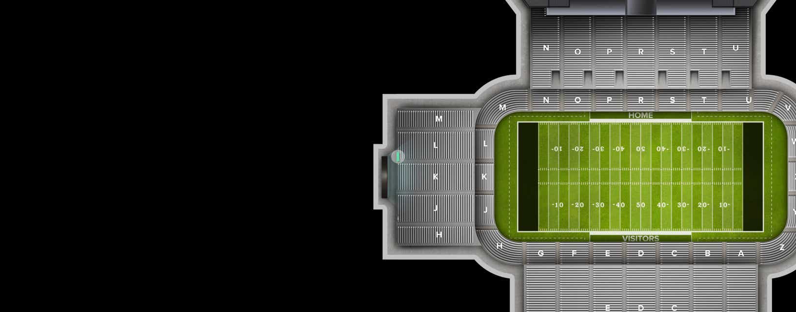 Seat view from