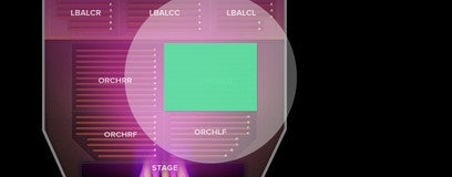 Seat view from Orchestra