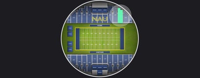Seat view from Stands