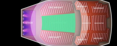 Seat view from Orchestra