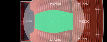 Seat view from Orchestra