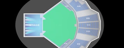 Seat view from General Admission