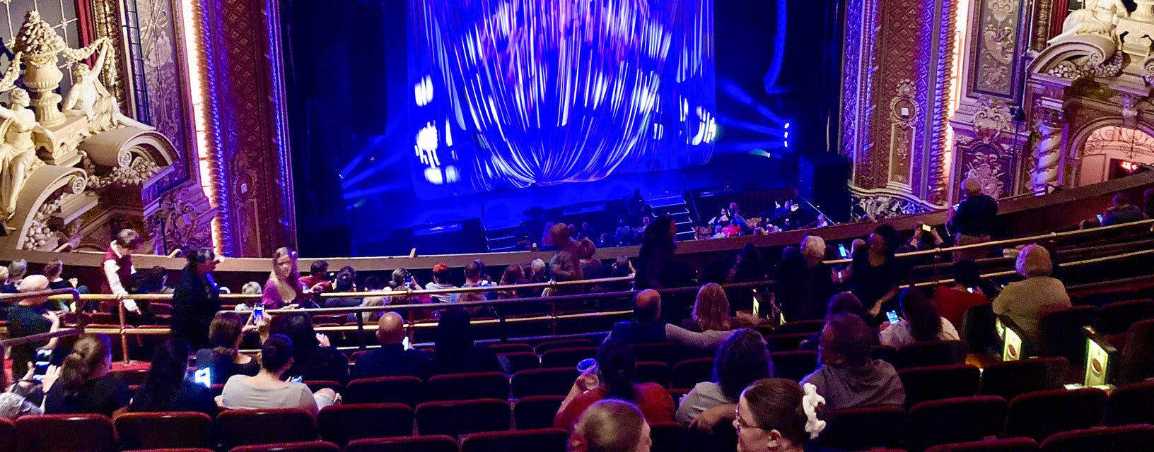 Seat view from Mezzanine Left Center