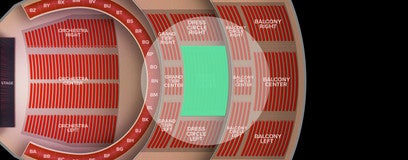 Seat view from Dress Circle