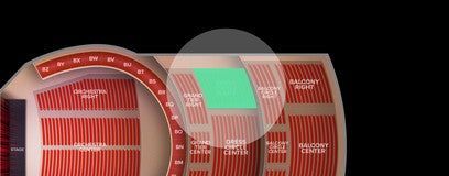 Seat view from Dress Circle