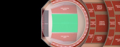 Seat view from Orchestra Center