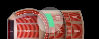 Seat view from Grand Tier Right