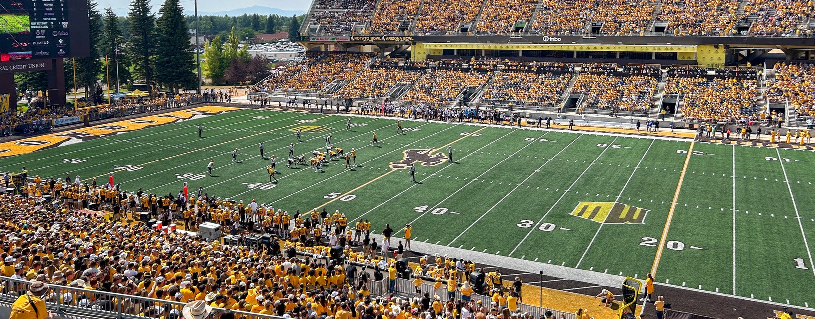Seat view from Upper East Sideline