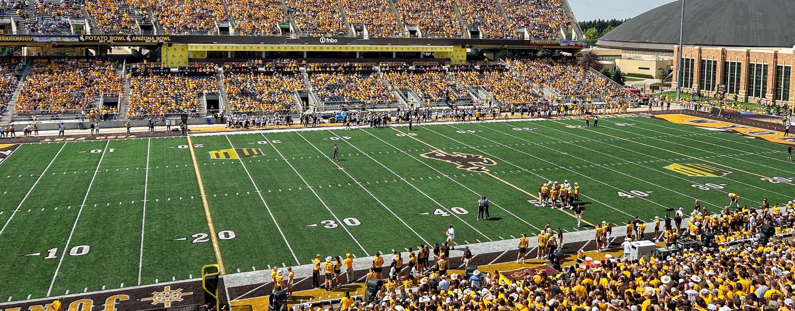 Seat view from Upper East Sideline