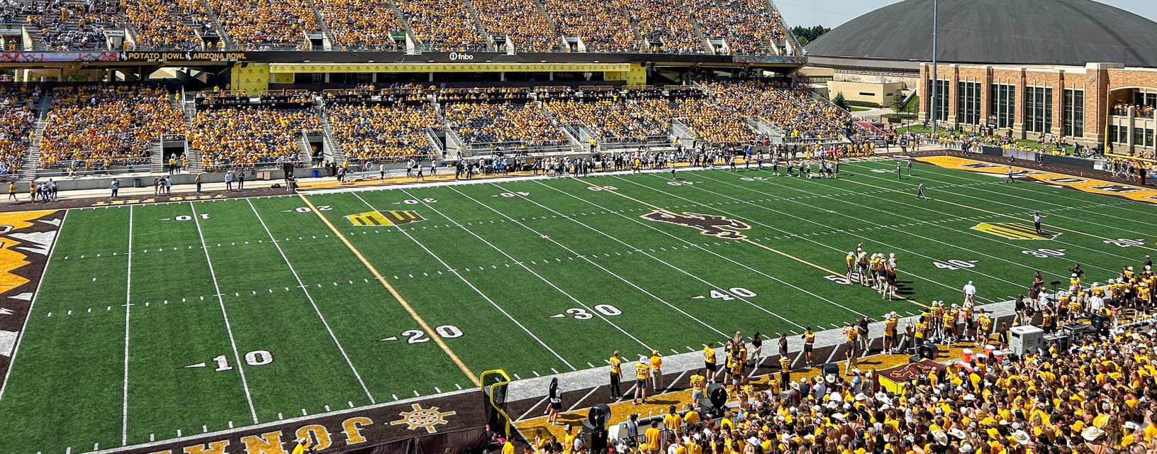 Seat view from Upper East Sideline