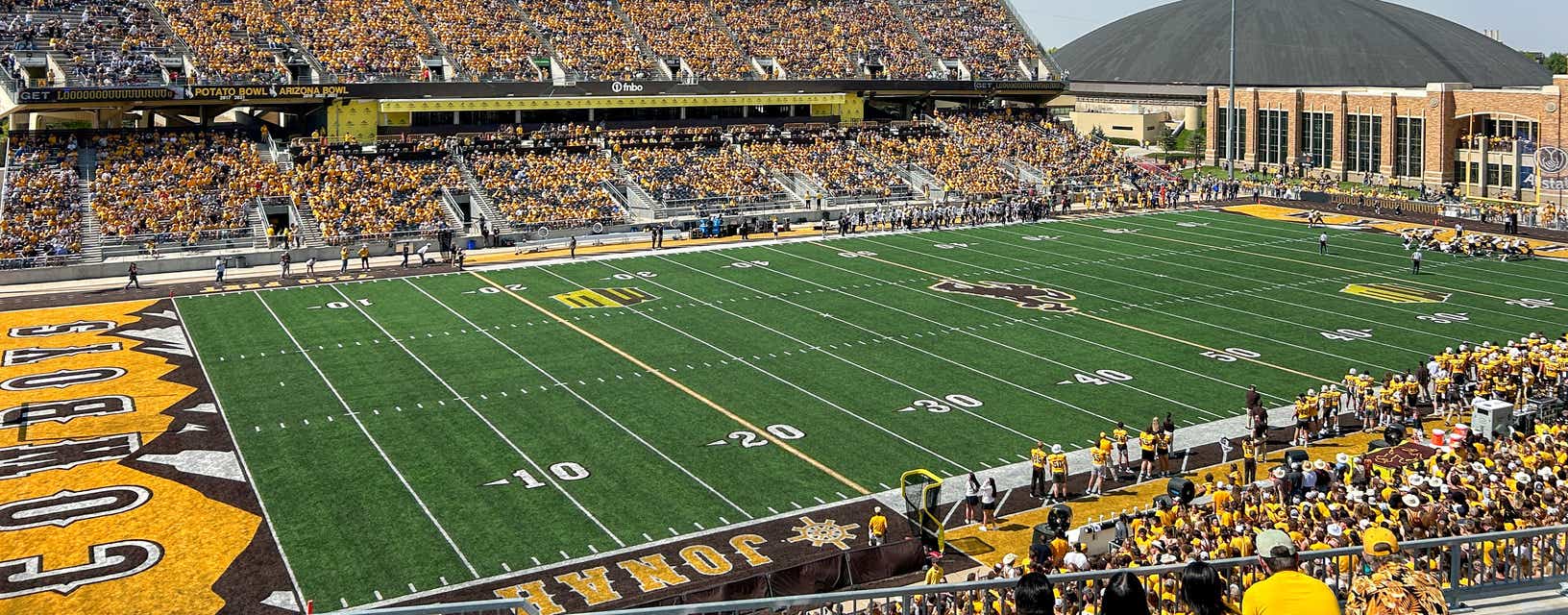 Seat view from Upper East Sideline