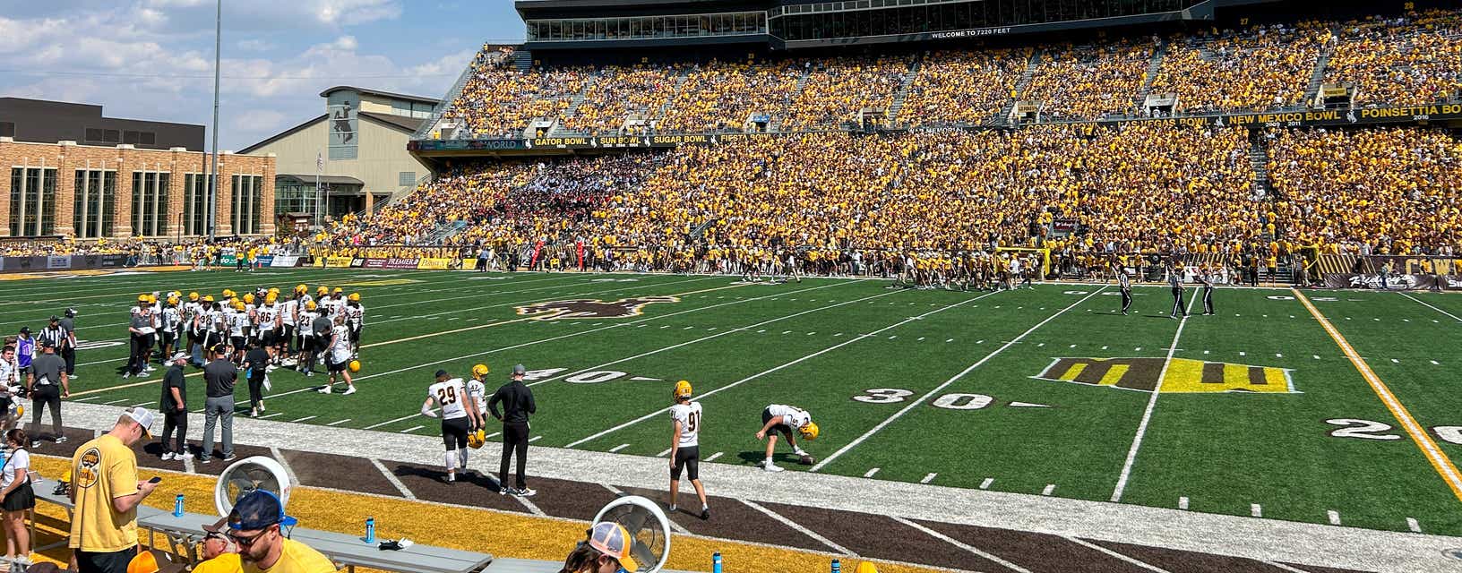 Seat view from Lower West Sideline