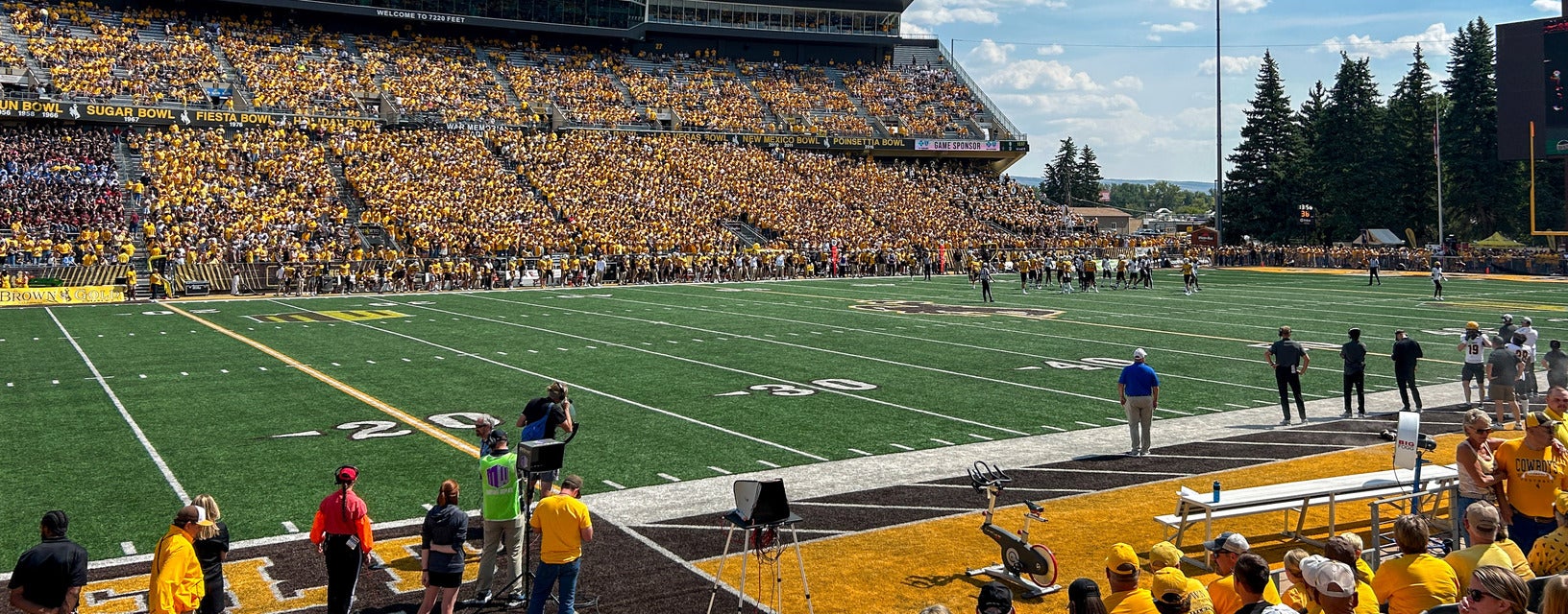 Seat view from Lower West Sideline