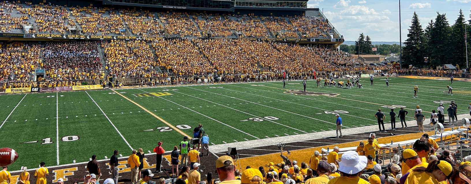 Seat view from Lower West Sideline