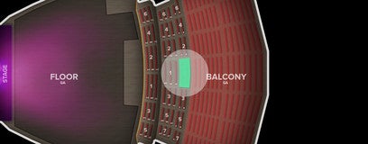 Seat view from Upper Loge