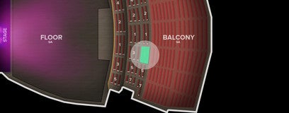 Seat view from Upper Loge