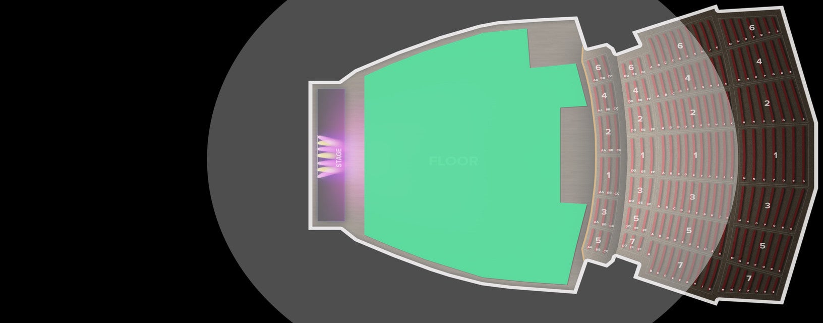 Seat view from Floor