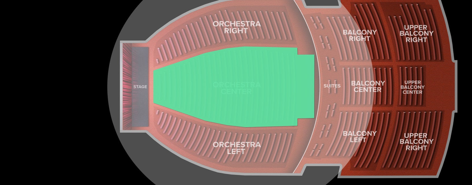 Seat view from Orchestra