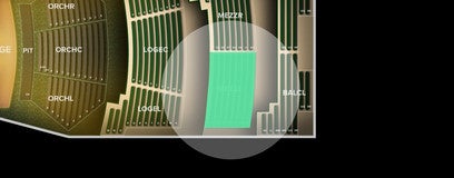 Seat view from Mezzanine