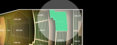 Seat view from Mezzanine