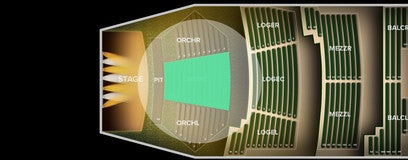 Seat view from Orchestra