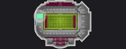 Seat view from Lower Endzone