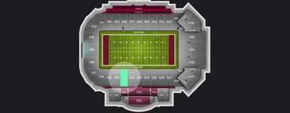 Seat view from Lower Sideline