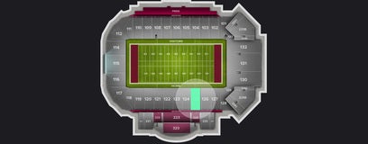 Seat view from Lower Sideline