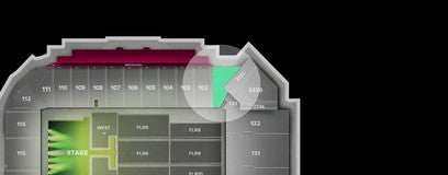 Seat view from Lower