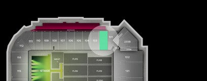 Seat view from Lower