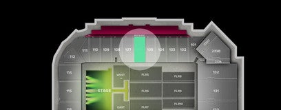 Seat view from Lower