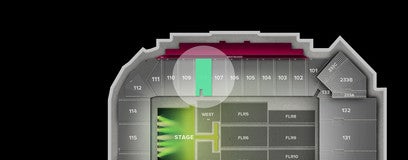 Seat view from Lower
